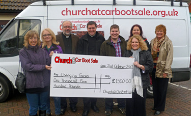 Christians from eight Chelmsford churches have joined forces and raised £1500 for charity by selling hot drinks at the Boreham Car Boot Sale